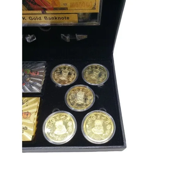 Marvel Superhero Stan Lee Gold Plated Coin Bank Note Card Deck Commemorative Set - Picture 4 of 11
